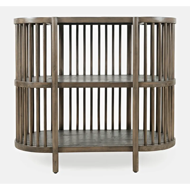 Rhapsody Mid-Century Modern 36\" Open Storage Console Bookcase