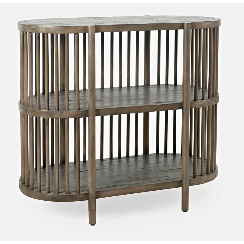 Rhapsody Mid-Century Modern 36\" Open Storage Console Bookcase