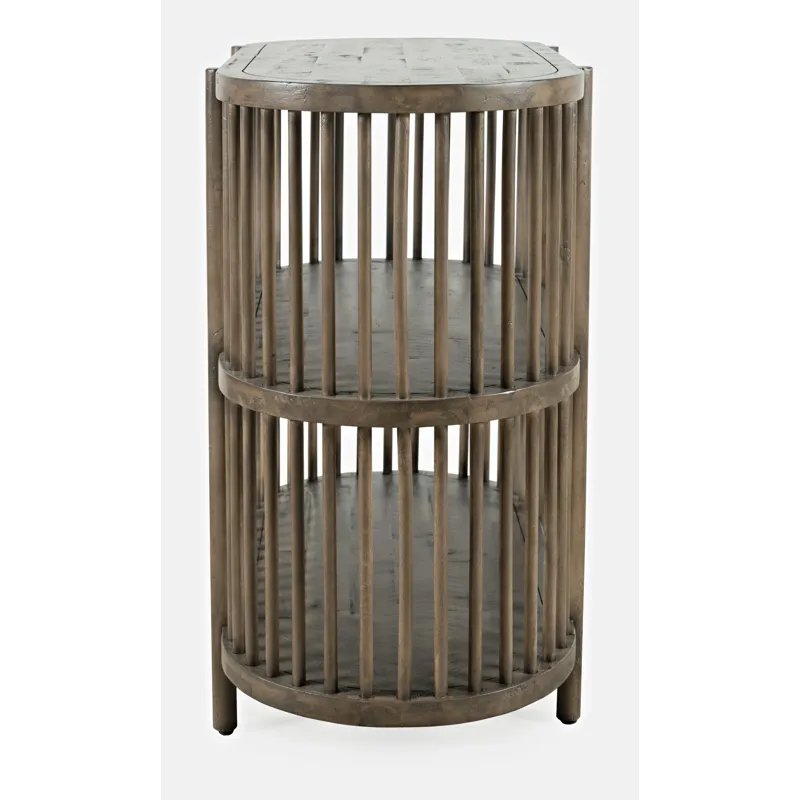 Rhapsody Mid-Century Modern 36\" Open Storage Console Bookcase