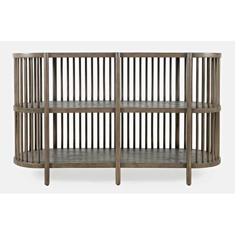 Rhapsody Mid-Century Modern 54\" Open Storage Accent Cabinet