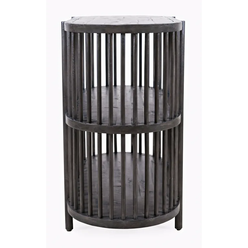 Rhapsody Mid-Century Modern 36\" Open Storage Console Bookcase