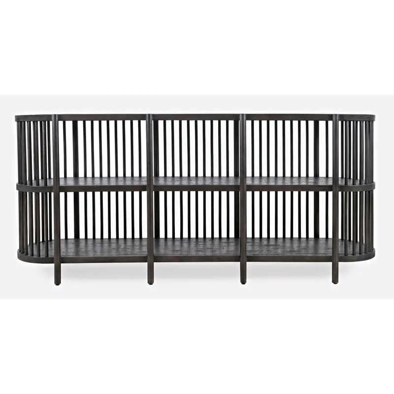 Rhapsody Mid-Century Modern 72\" Open Storage Sideboard Cabinet