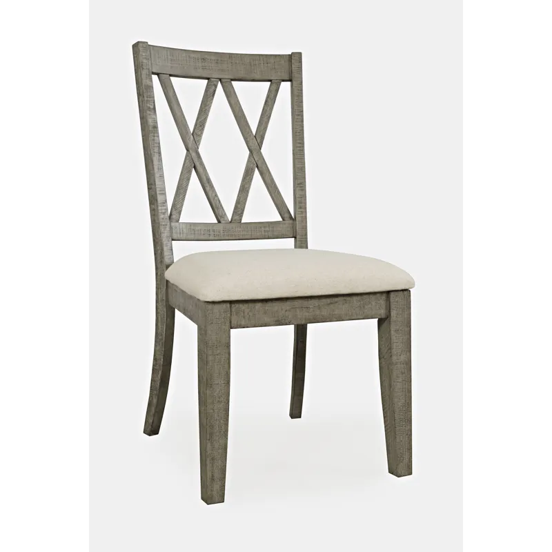 Telluride Rustic Farmhouse Solid Wood Dining Chair(Set Of 2)