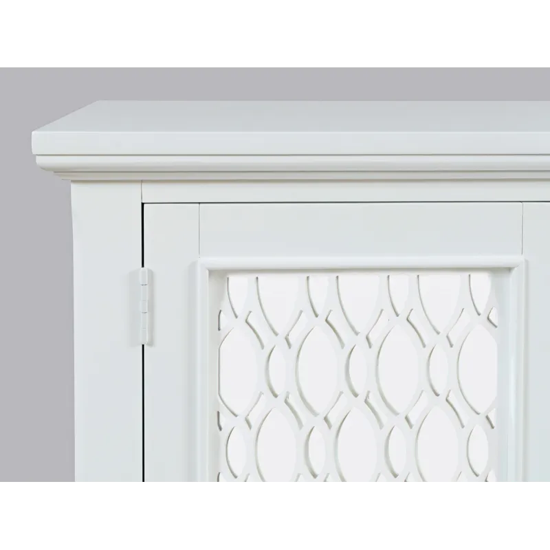 Isabella 38\" Luxury Mirrored Accent Storage Cabinet