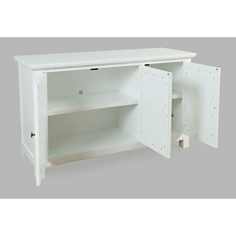 Isabella 54\" Luxury Mirrored Accent Storage Cabinet