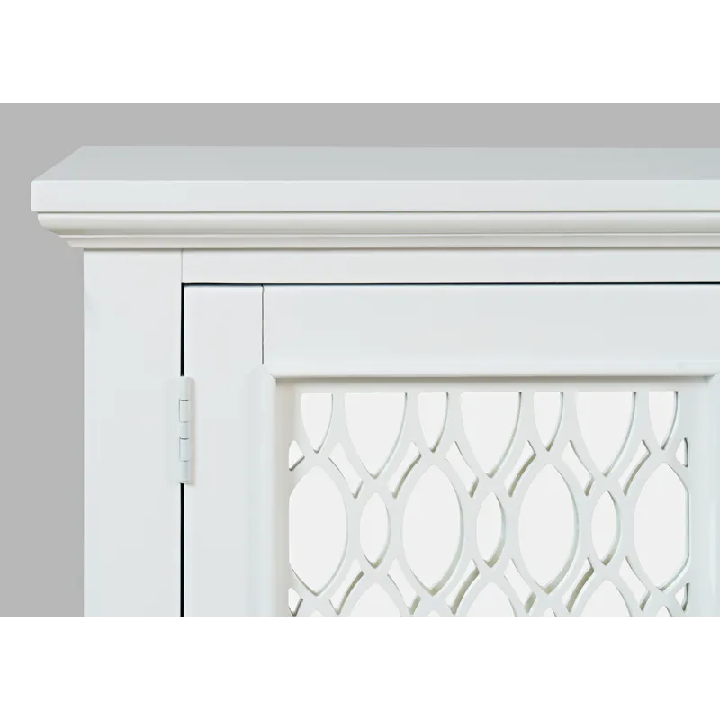 Isabella 69\" Luxury Mirrored Sideboard Storage Cabinet