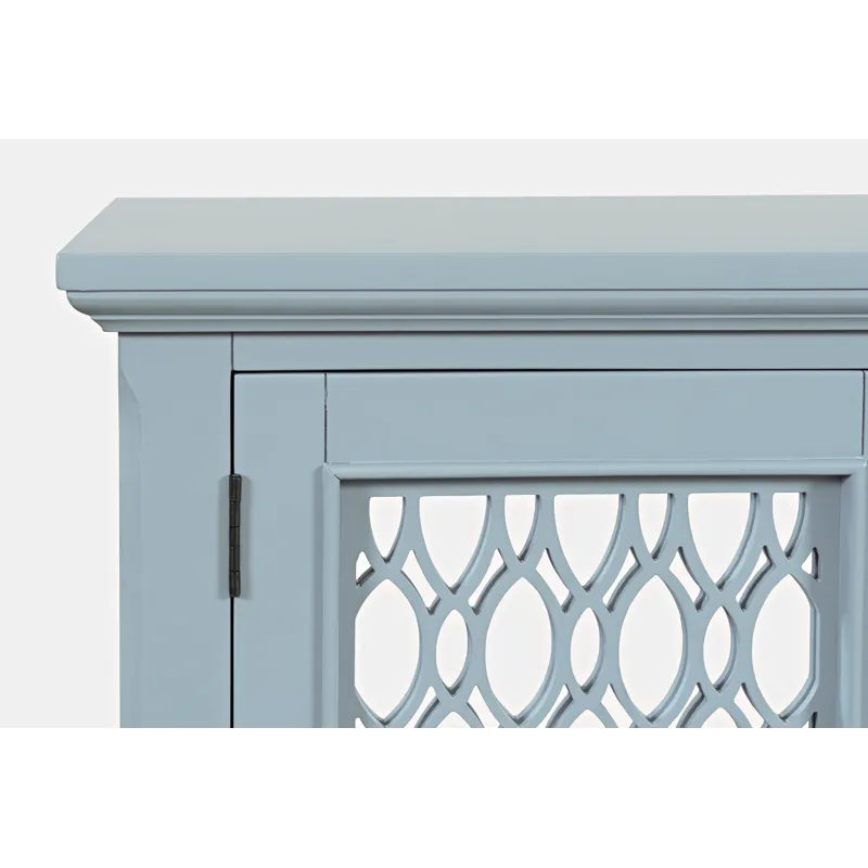 Isabella 38\" Luxury Mirrored Accent Storage Cabinet