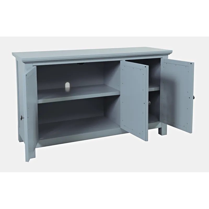 Isabella 54\" Luxury Mirrored Accent Storage Cabinet