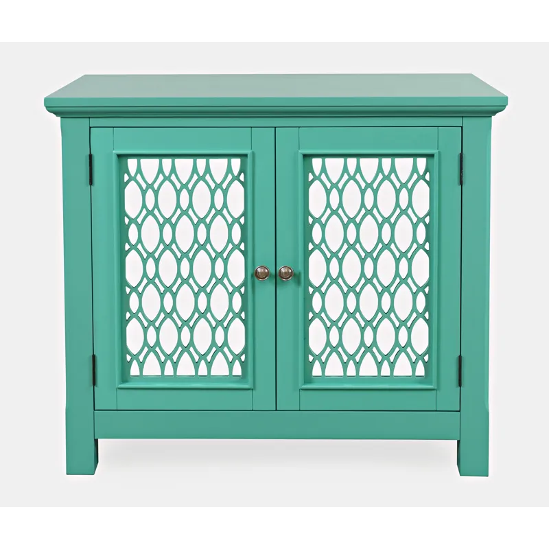 Isabella 38\" Luxury Mirrored Accent Storage Cabinet