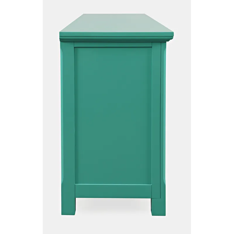 Isabella 69\" Luxury Mirrored Sideboard Storage Cabinet