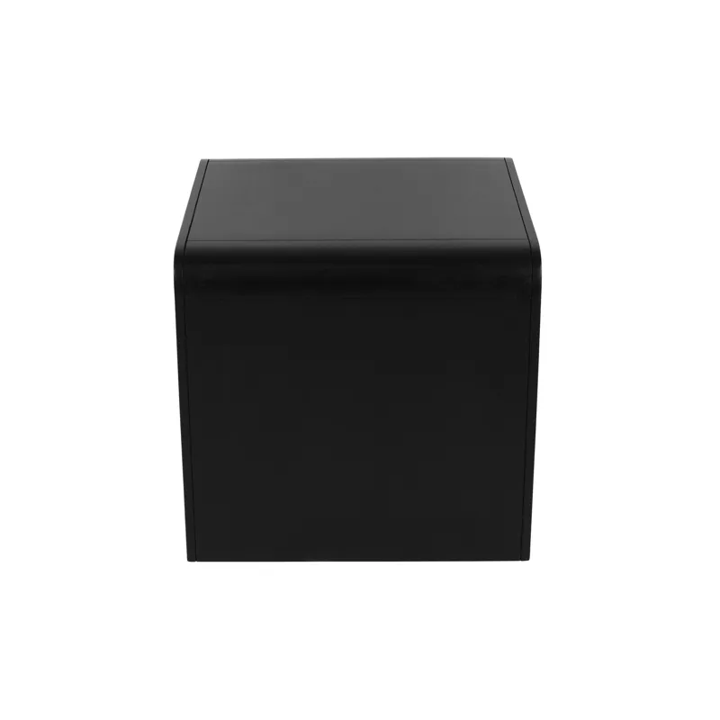 Brooklyn 50\" Mid-Century Modern Solid Wood Waterfall Curved Coffee Table