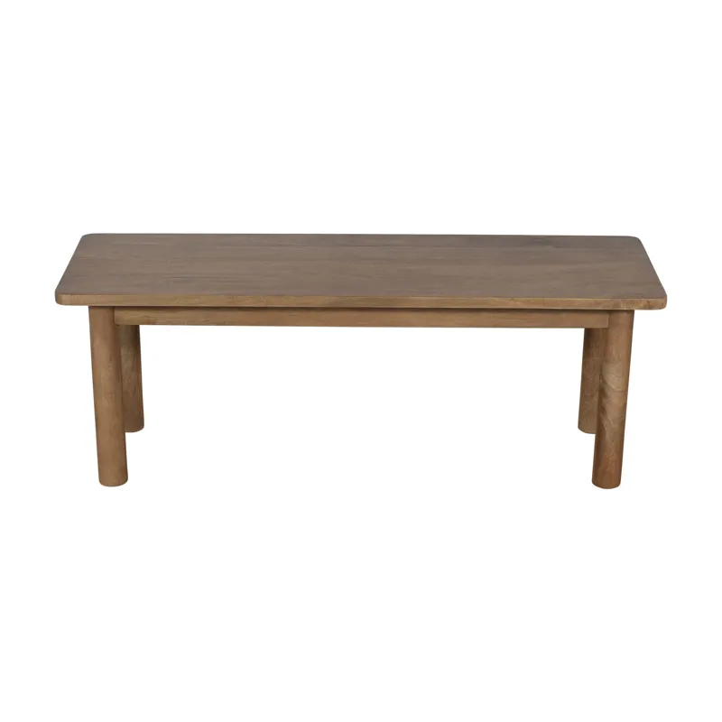 Bodhi 50\" Rustic Solid Wood Dining Bench