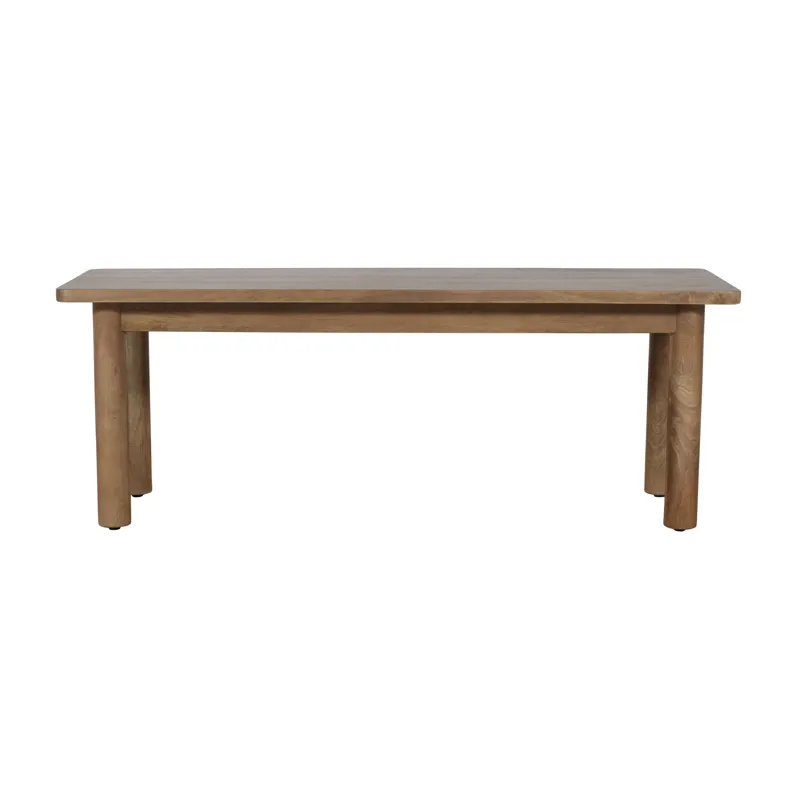 Bodhi 50\" Rustic Solid Wood Dining Bench