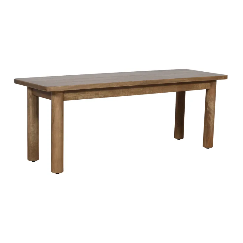 Bodhi 50\" Rustic Solid Wood Dining Bench