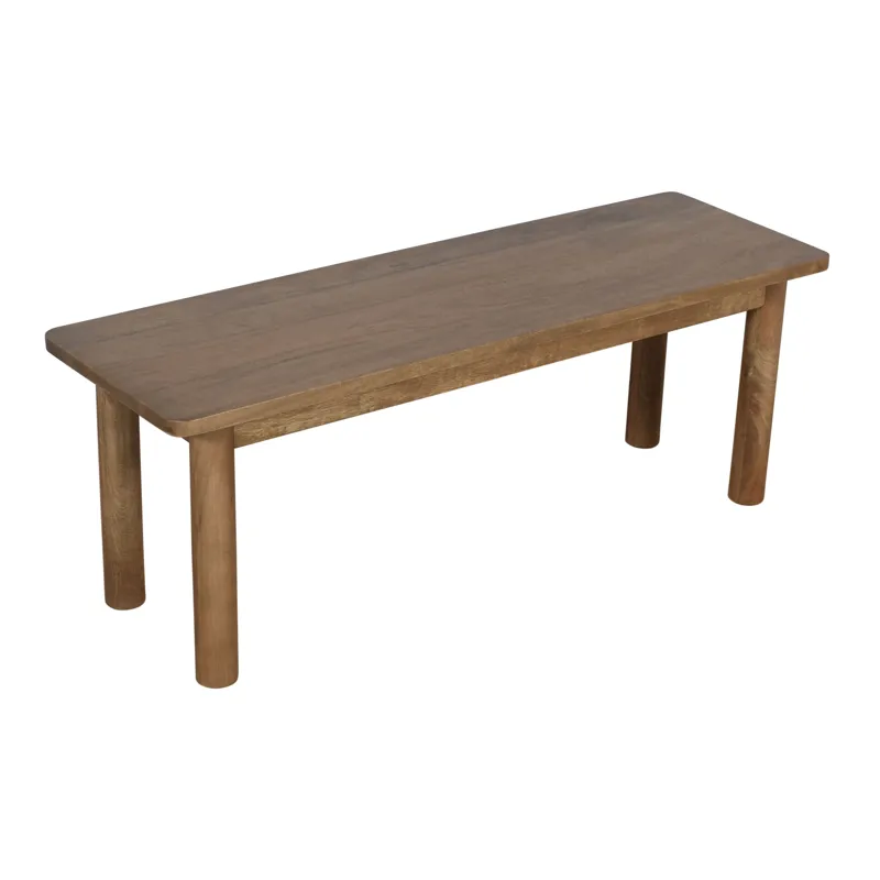 Bodhi 50\" Rustic Solid Wood Dining Bench
