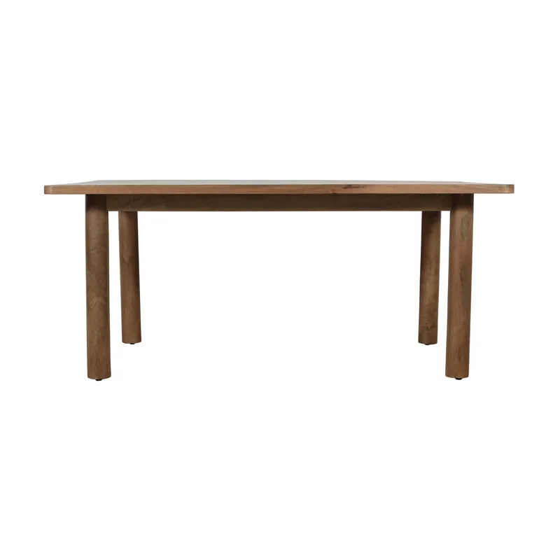Bodhi 70\" Rustic Solid Wood Dining Table
