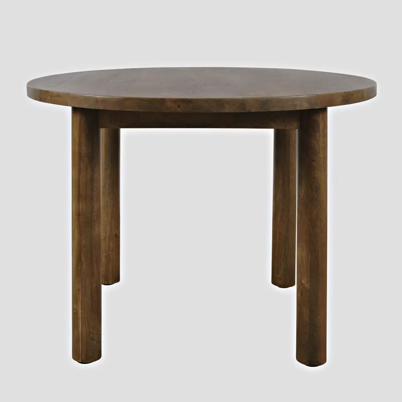 Bodhi 42\" Round Rustic Solid Wood Dining Table