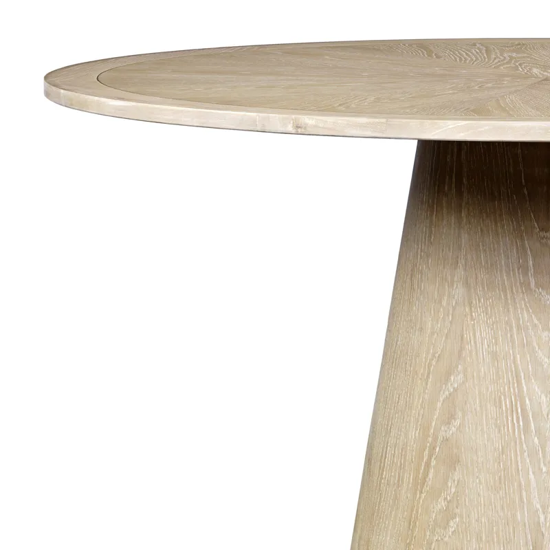 Bonn Mid-Century Modern 50\" Round Pedestal Dining Table