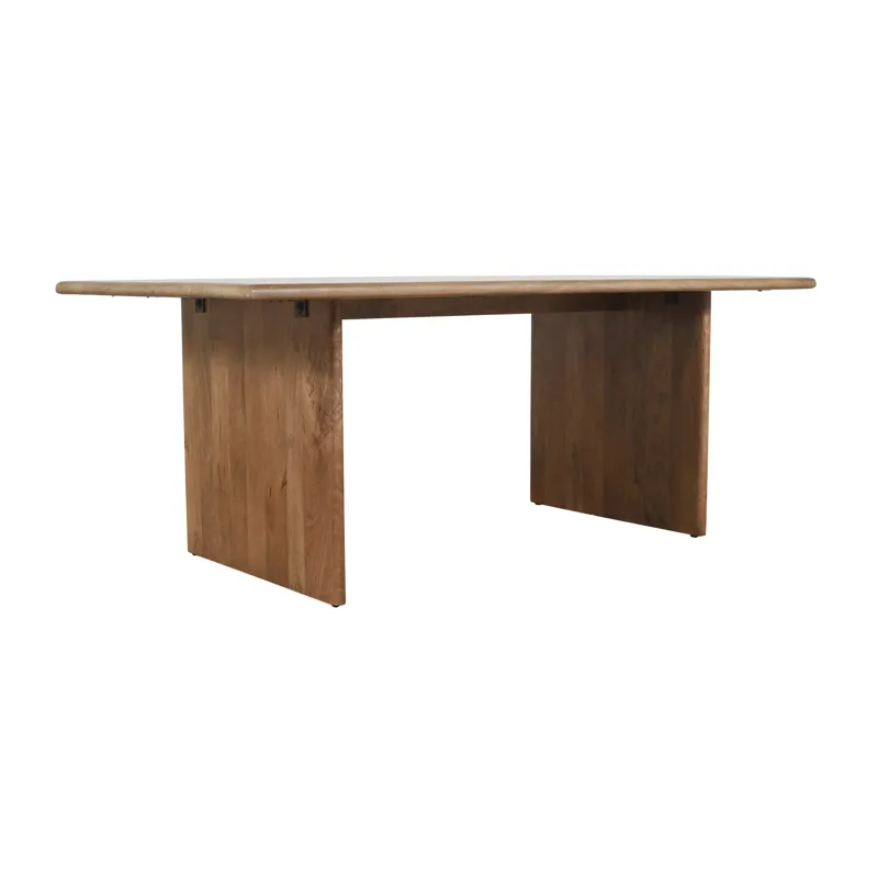 Burke 54\" Rustic Modern Solid Wood Dining Bench