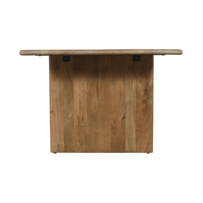 Burke 76\" Rustic Modern Solid Wood Dining Table