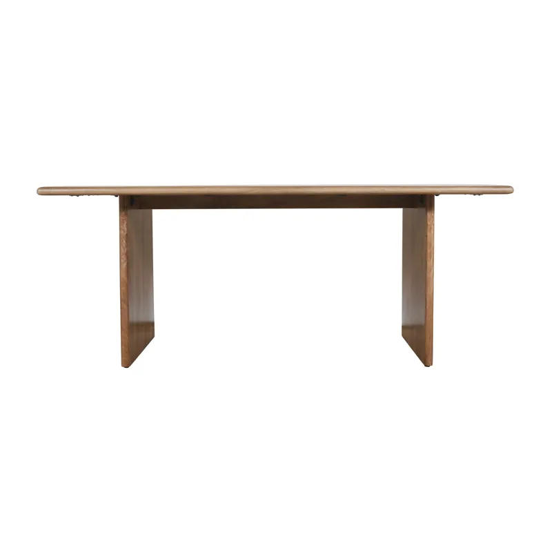 Burke 76\" Rustic Modern Solid Wood Dining Table