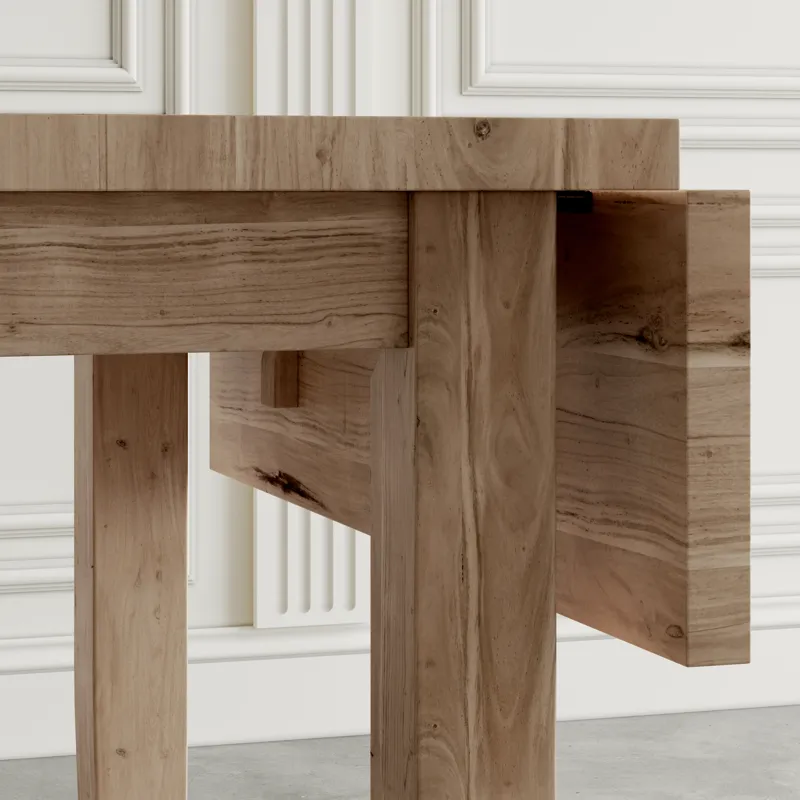 Colby Three Piece Dropleaf Solid Wood Dining Set