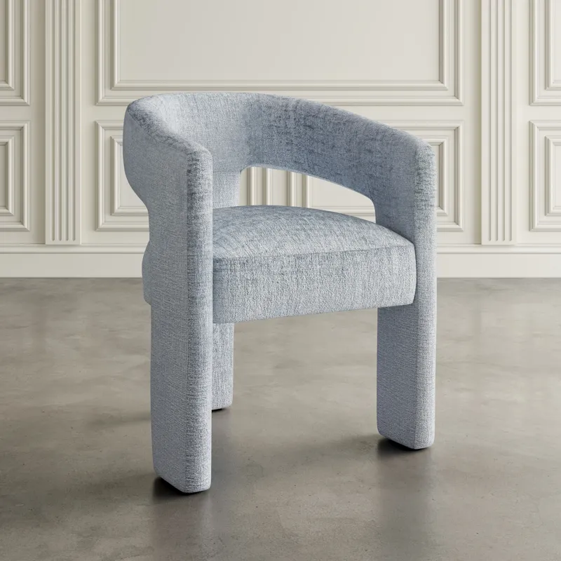 Gwen Modern Luxury Jacquard Fabric Upholstered Sculpture Armchair