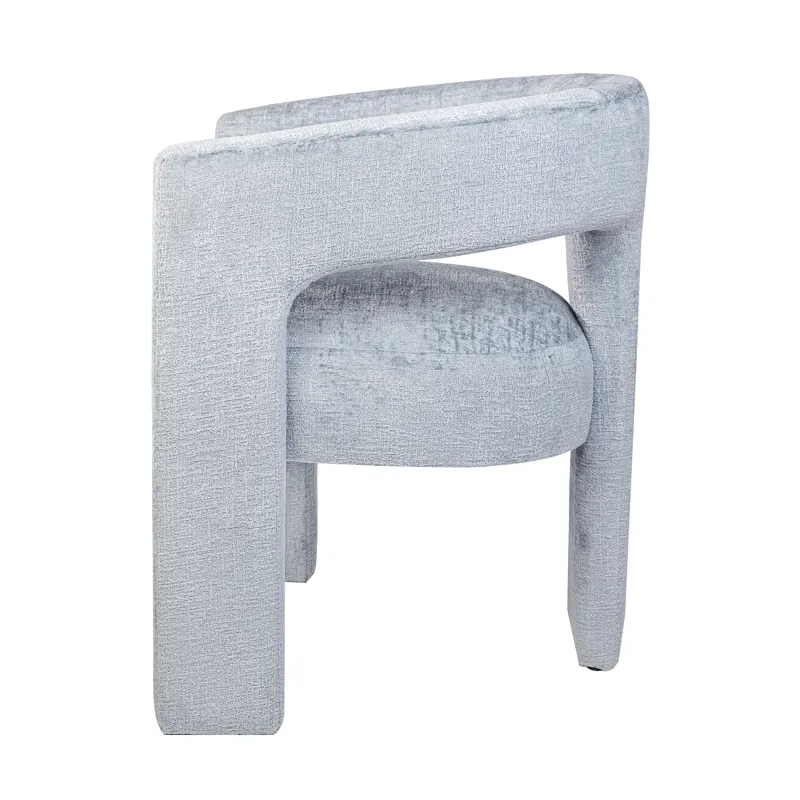 Gwen Modern Luxury Jacquard Fabric Upholstered Sculpture Armchair