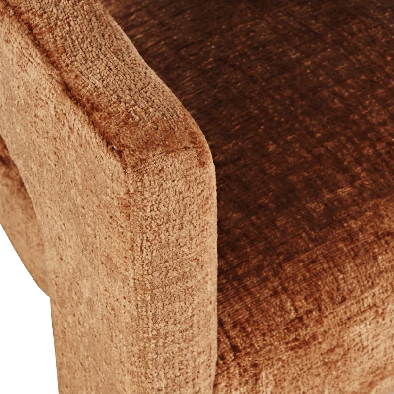 Gwen Modern Luxury Jacquard Fabric Upholstered Sculpture Counter Stool