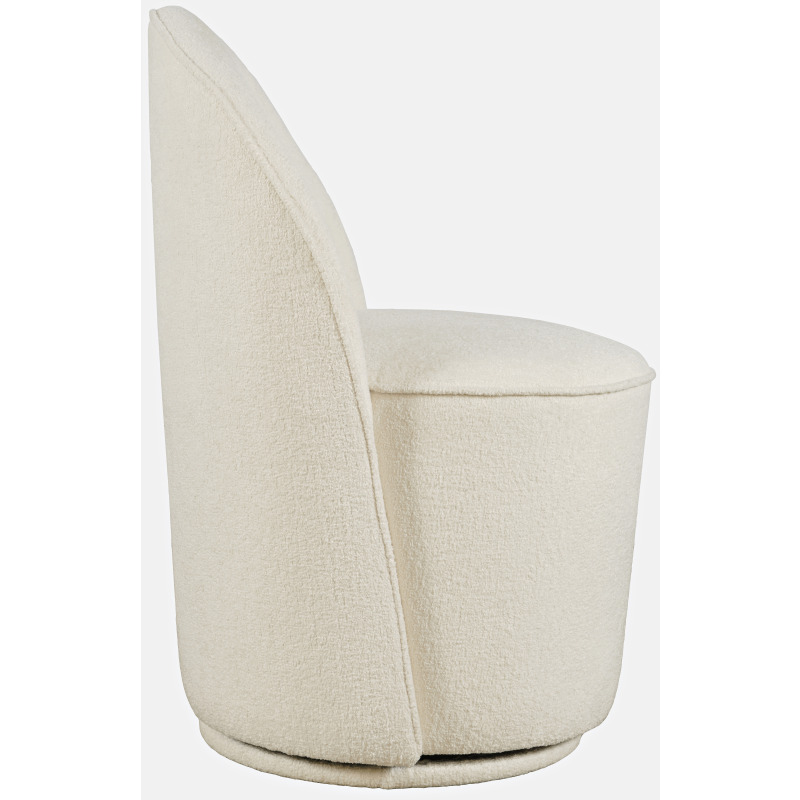 Jofran Landon Upholstered Swivel Dining Chair