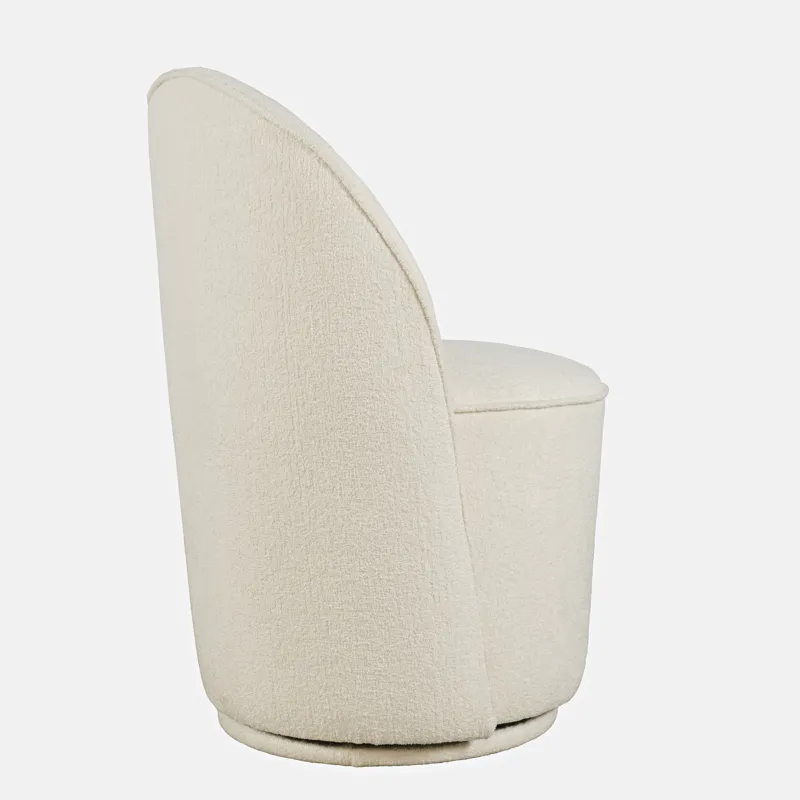 Landon Mid-Century Modern Upholstered Swivel Dining Chair(Set Of 2)