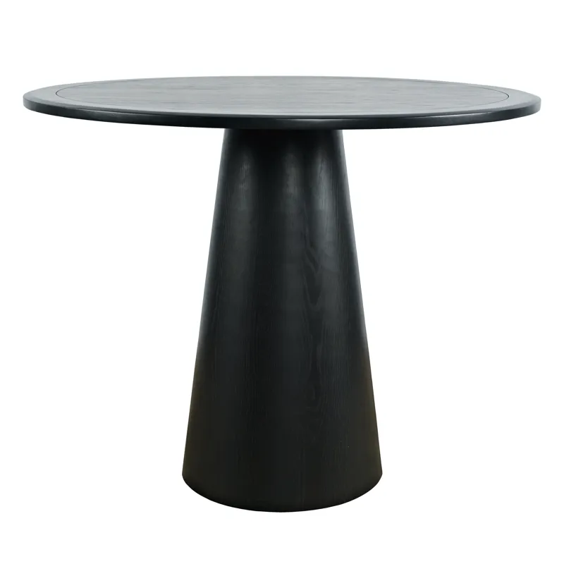 Nash Mid-Century Modern 45\" Round Pedestal Counter Height Dining Table