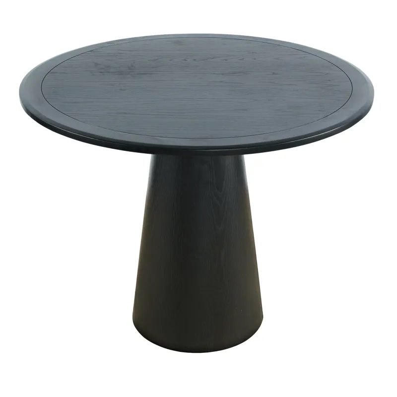 Nash Mid-Century Modern 45\" Round Pedestal Counter Height Dining Table