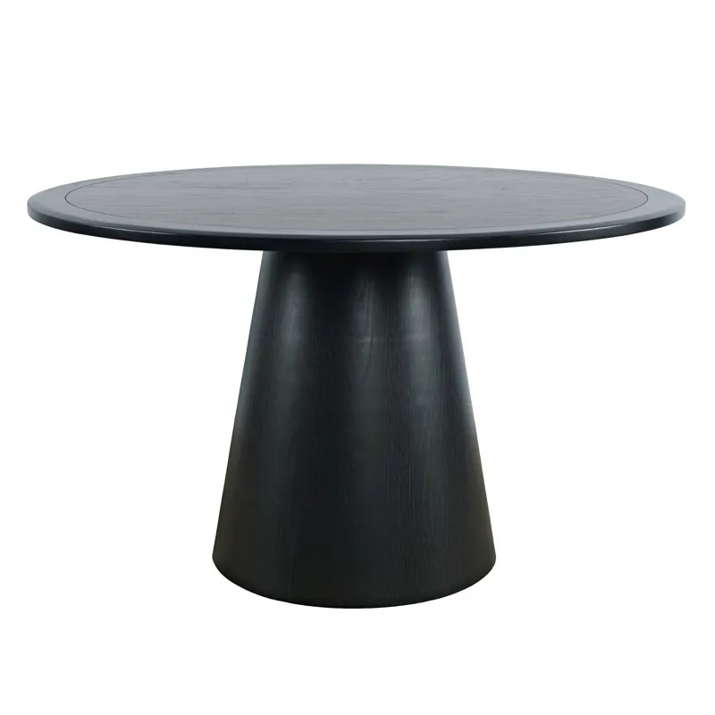 Nash Mid-Century Modern 50\" Round Pedestal Dining Table