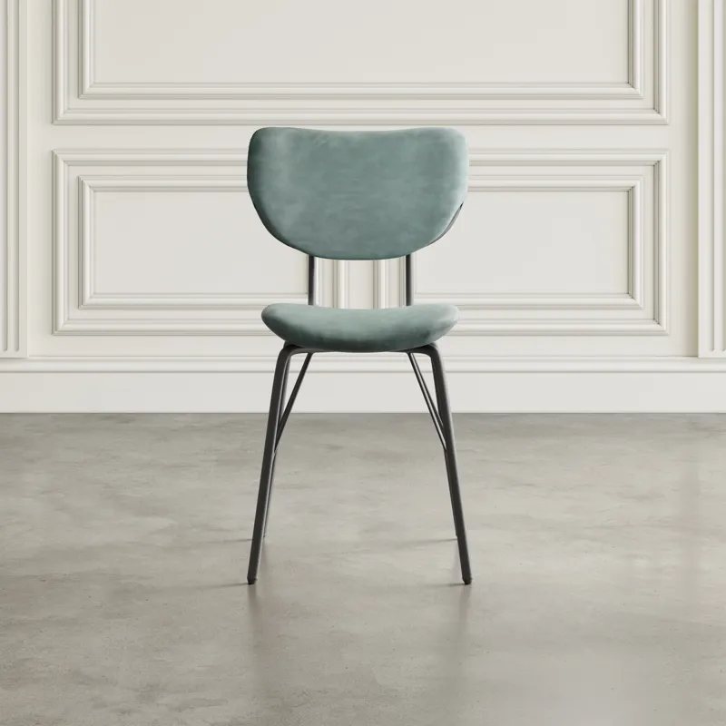 Owen Contemporary Modern Faux Leather Split-Back Upholstered Dining Chair(Set Of 2)