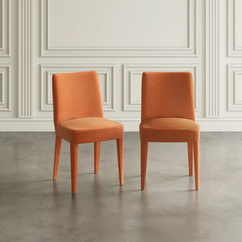 Wilson Mid-Century Modern Contemporary Upholstered Vintage Dining Chair(Set Of 2)