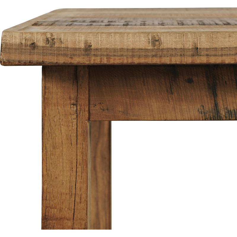 Reclamation Salvaged Wood Chairside Table - Thumbnail 5