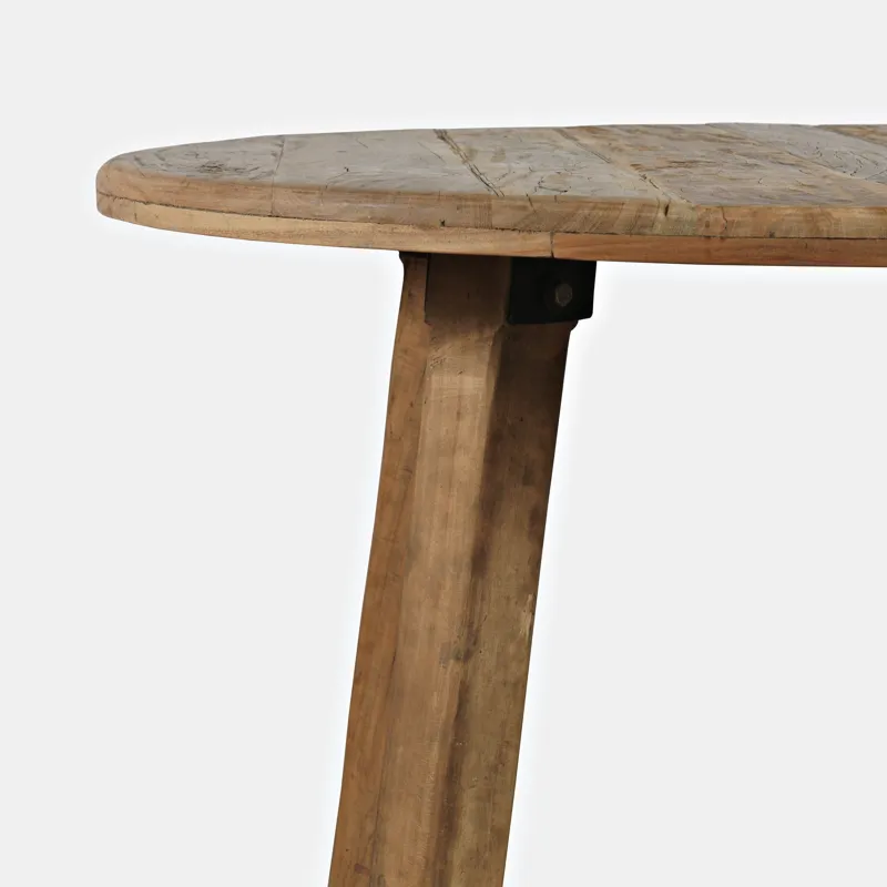 Reclamation 42\" Rustic Reclaimed Solid Wood Round Dining Table