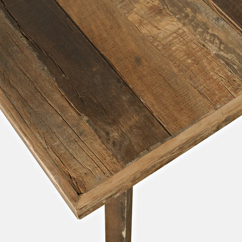 Reclamation 42\" Rustic Reclaimed Solid Wood Square Counter Height Dining Table
