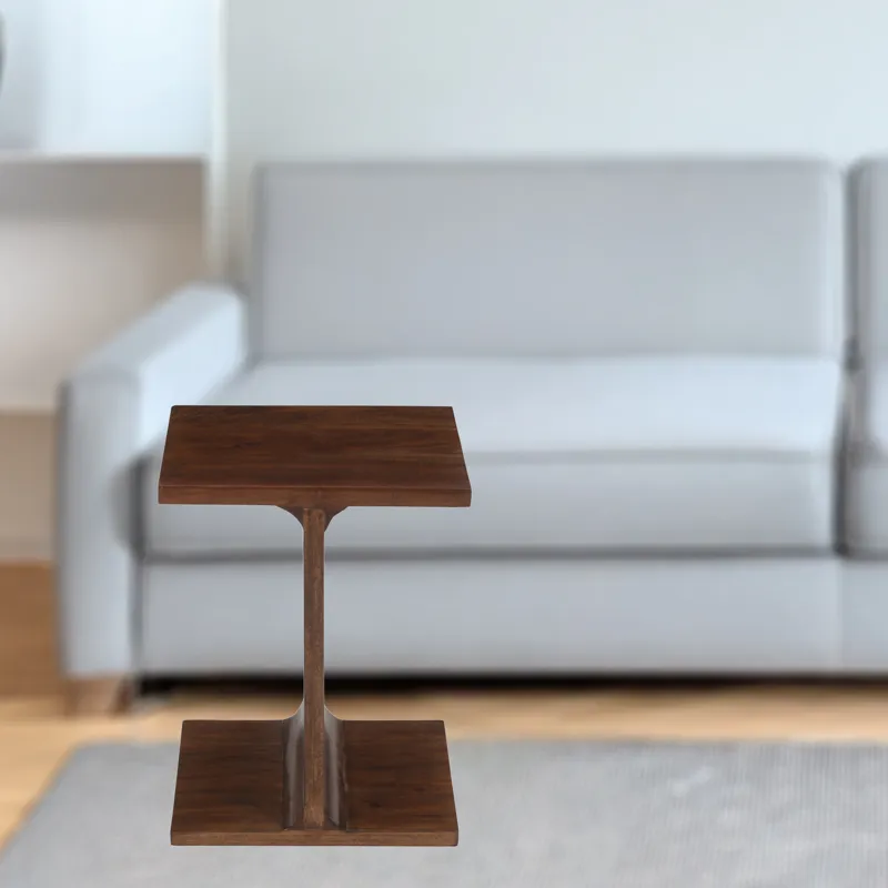 Idiom Solid Wood Modern Accent End I-Table