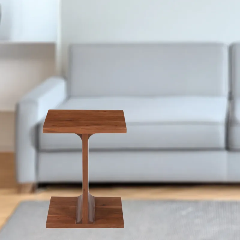 Idiom Solid Wood Modern Accent End I-Table