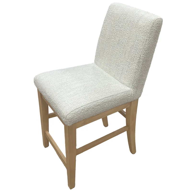 Sequoia Modern Rustic Solid Wood Upholstered Parsons Counter Stool(Set Of 2)