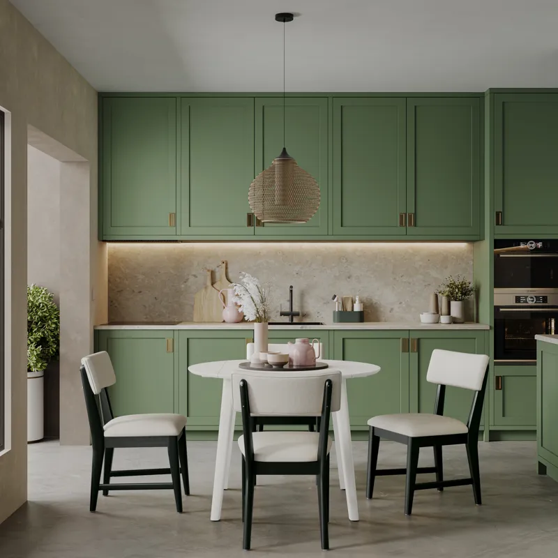 Beck Contemporary Upholstered Split Back Dining Chair Set Of 2