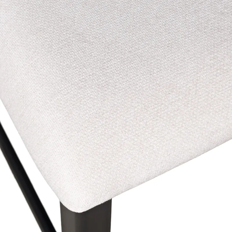 Beck Contemporary Upholstered Split Back Counter Stool Set Of 2