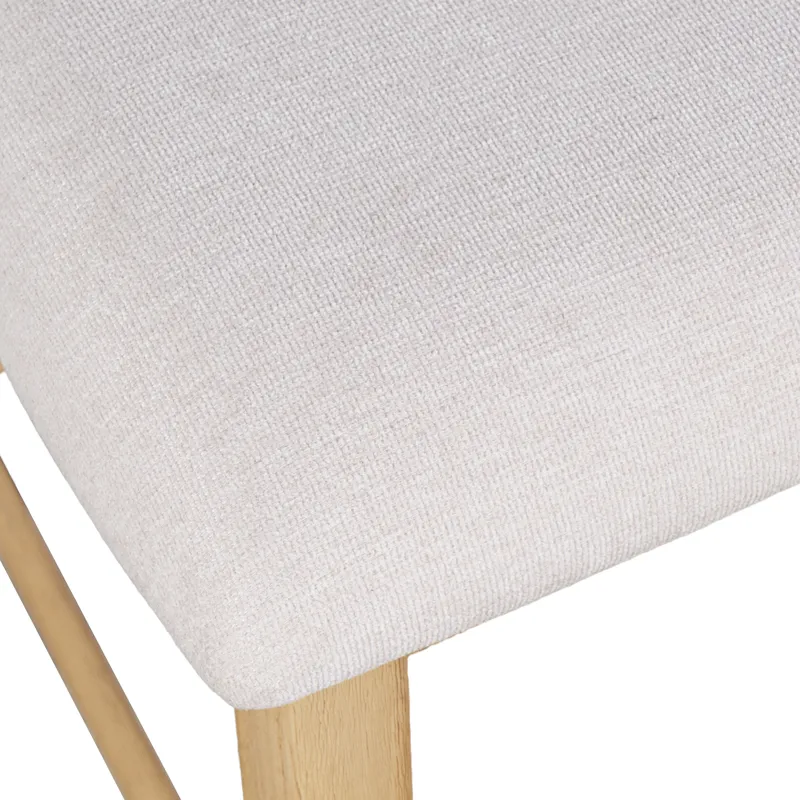 Beck Contemporary Upholstered Split Back Counter Stool Set Of 2