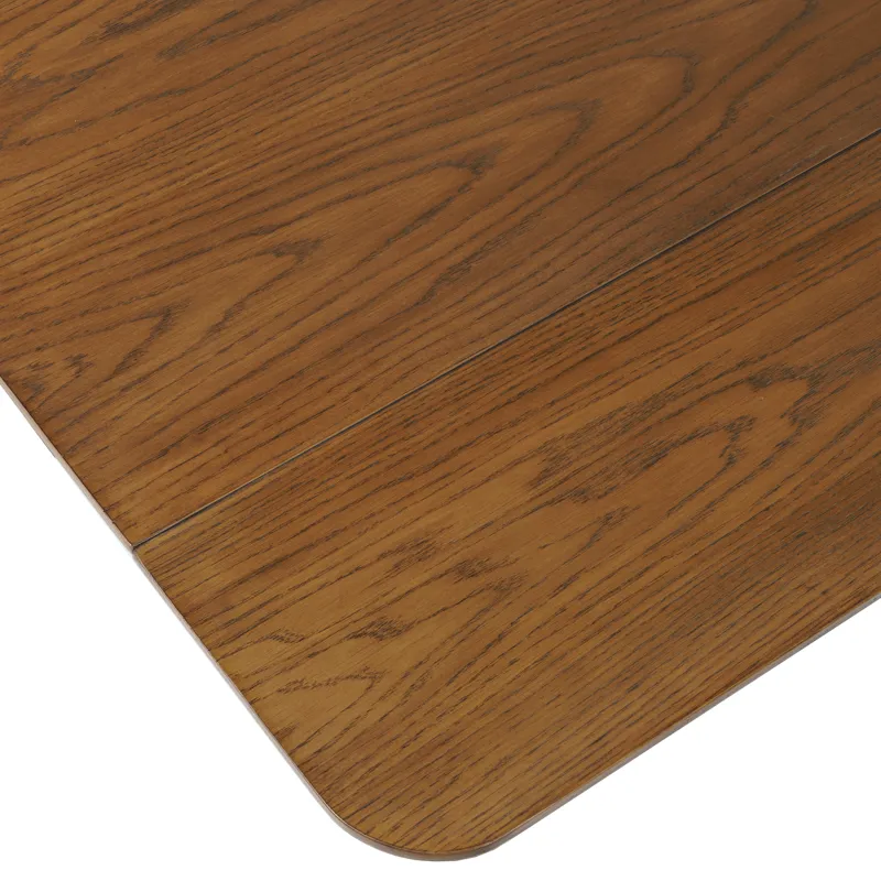 Bowie 66\" Harvest Mid-Century Modern Drop-Leaf Dining Table