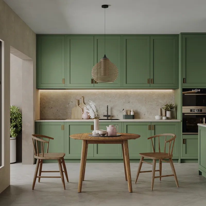 Fitz Traditional Solid Wood Curved Back Spindle Dining Chair(Set Of 2)