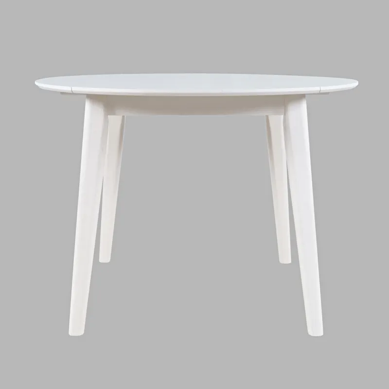 Percy 42\" Contemporary Round Drop-Leaf Dining Table