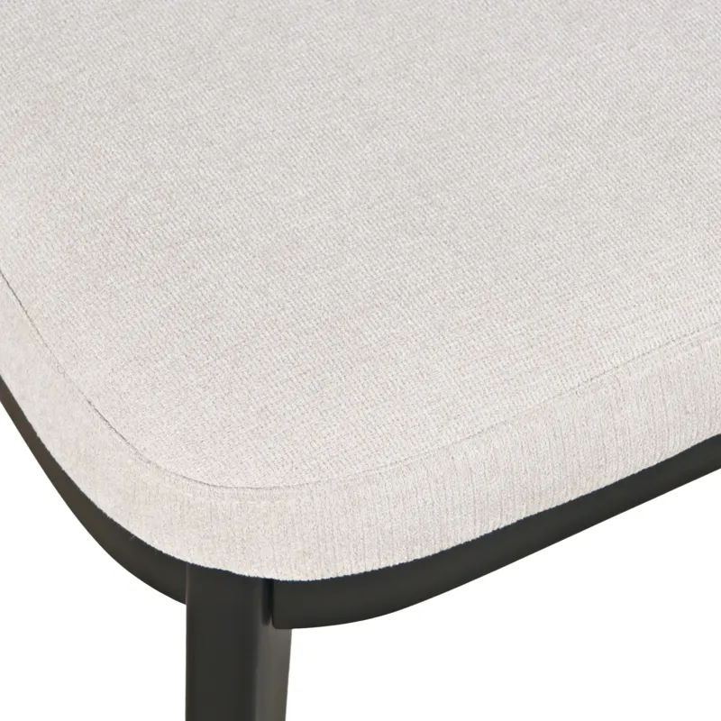 Tate Mid-Century Modern Split Back Upholstered Dining Chair(Set Of 2)