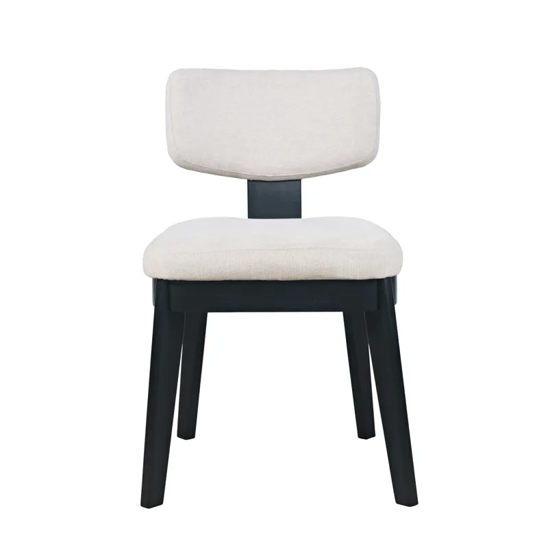 Tate Mid-Century Modern Split Back Upholstered Dining Chair(Set Of 2)